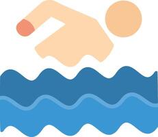 Swimming Flat Icon vector