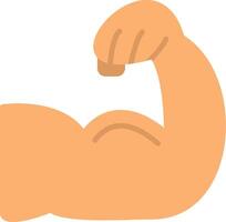 Body Builder Flat Icon vector