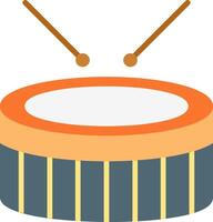 Snare Drum Flat Icon vector