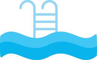 Swimming Pool Flat Icon vector