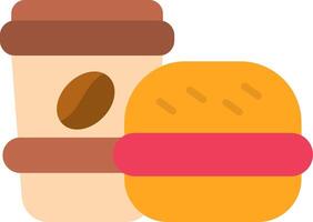 Burger Flat Icon vector