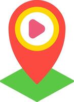 Location Flat Icon vector