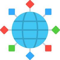 Internet Flat Icon vector
