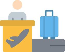 Airport Flat Icon vector