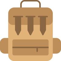 Backpack Flat Icon vector