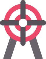Target Flat Icon vector