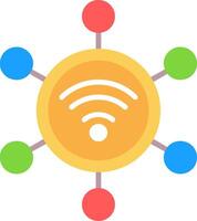 Connection Flat Icon vector