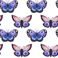 Seamless pattern, with butterflies vector