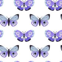 Seamless pattern, with butterflies vector