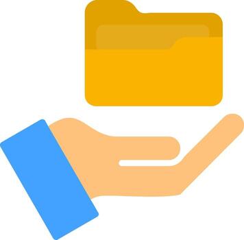 Folder Flat Icon vector