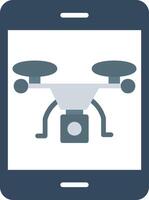 Drone Flat Icon vector