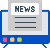 News Flat Icon vector