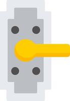 Door Handle Flat Icon vector