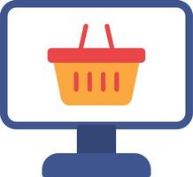 Online Shop Flat Icon vector