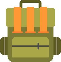 Backpack Flat Icon vector