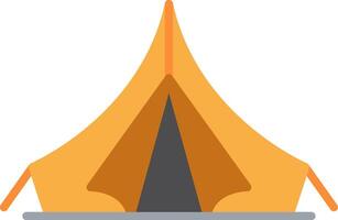 Tent Flat Icon vector