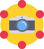 Camera Flat Icon vector