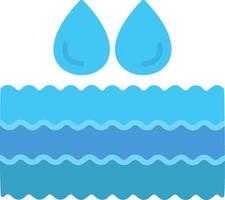 Water Flat Icon vector