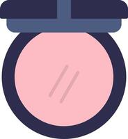 Blush Flat Icon vector