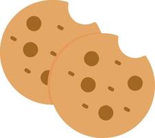 Cookies Flat Icon vector