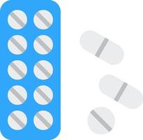 Pills Flat Icon vector