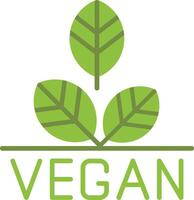 Vegan Flat Icon vector