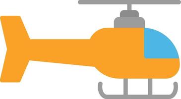 Helicopter Flat Icon vector