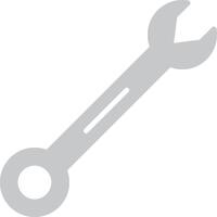 Wrench Flat Icon vector