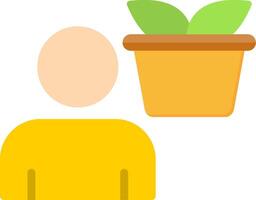 Personal Growth Flat Icon vector