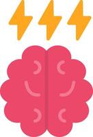 Brainstorm Flat Icon vector