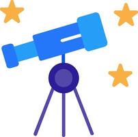 Astronomy Flat Icon vector