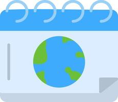 Earth Day Flat Icon vector