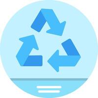 Recycle Flat Icon vector