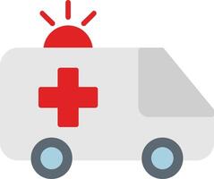 Ambulance Flat Icon vector