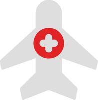 Air Medical Service Flat Icon vector