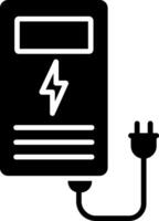 Electric Station Glyph Icon vector