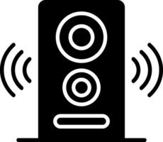 Speaker Glyph Icon vector