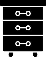 Drawers Glyph Icon vector