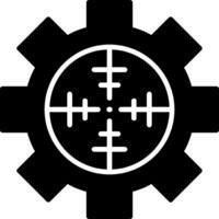 Factory Pollution Glyph Icon vector