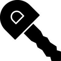 Car Key Glyph Icon vector