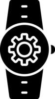 Settings Glyph Icon vector