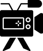 Camera Glyph Icon vector