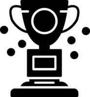 Trophy Glyph Icon vector