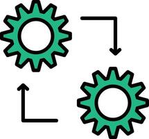 Methodology Line Filled Icon vector