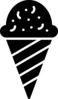 Icecream Glyph Icon vector