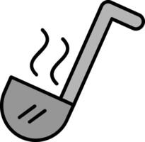 Ladle Line Filled Icon vector