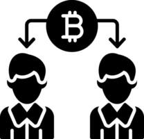 Double Spending Glyph Icon vector
