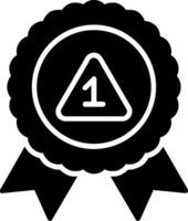 Award Glyph Icon vector