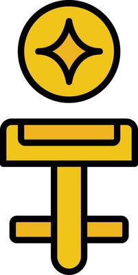 Cufflinks Line Filled Icon