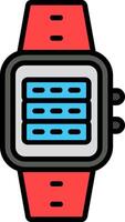 Server Line Filled Icon vector